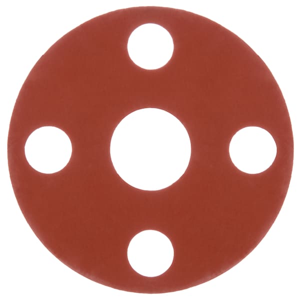 Full Face Silicone Rubber Flange Gasket 2-1/2" - 1/8" T - #300